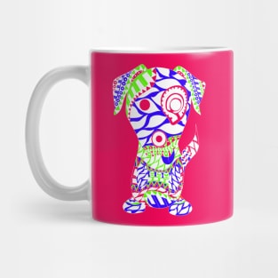 cute kawaii mexican xolo dog ecopop art Mug